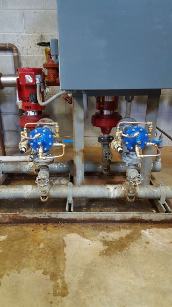 backflow device installed